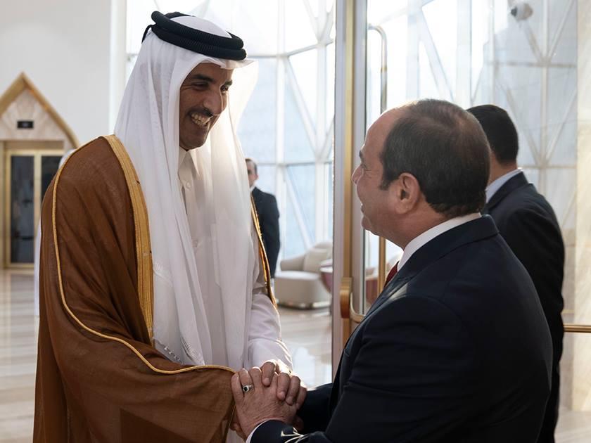 قطر ومصر يبحثان تعزيز  التعاون الاستثمارى والاقتصادى